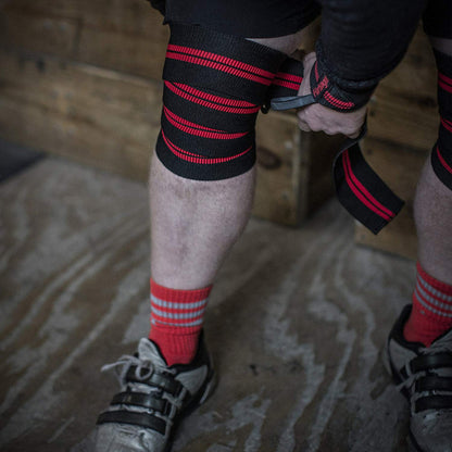 Red Line Knee Wraps (Set of 2)