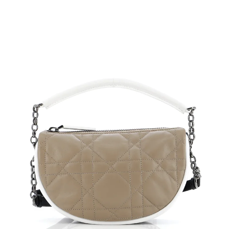 Studded Women's Hobo Bags in Silver for a Punk - Inspired StyleVibe Hobo Cannage Quilt Lambskin Small