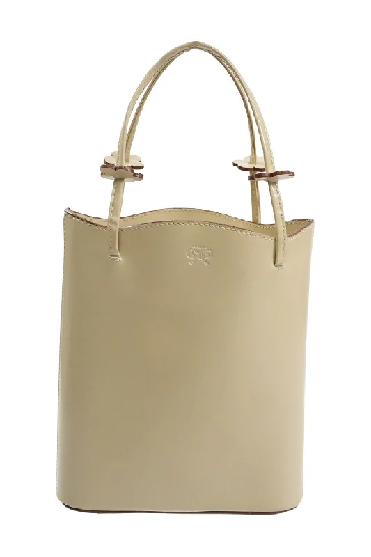 Rattan Women's Handle Bags in Cream for a Beachy and Summer - Ready Look[WB4414] Anya Hindmarch | Top Handle Bag