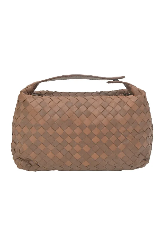 Rattan Women's Handle Bags in Cream for a Beachy and Summer - Ready Look[WB6386] Bottega Veneta | Top Handle Bag