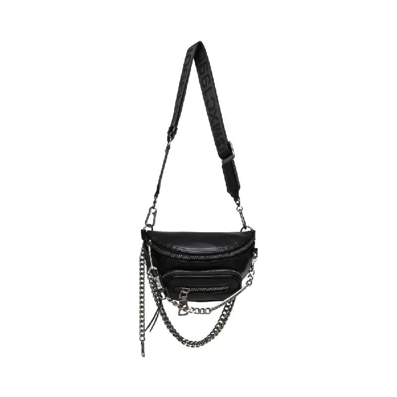 Pvc Shoulder Bag in Clear with Glitter for a Fun and Modern LookBTALYA BLACK MULTI