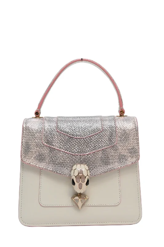 Geometric - Printed Women's Handle Bags in Multicolor for a Modern Fashion Statement[WB5748] Bvlgari | Top Handle Bag