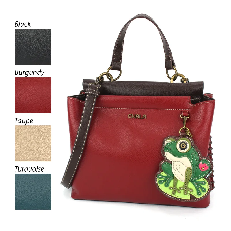 Mini - Sized Women's Handle Bags in Red for a Pop of Color at PartiesCharming Satchel - Lily Frog