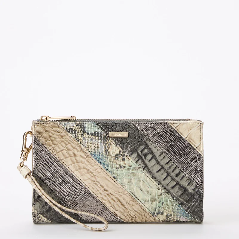 Women's Lizard - Print Clutch in Brown for a Chic LookDaisy