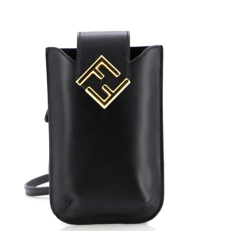 Geometric - Printed PVC Crossbody Bag in Multicolor for Trendy Street StyleFF Diamonds Phone Holder Bag Leather