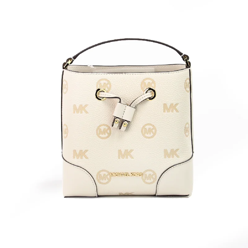 Geometric - Printed PVC Crossbody Bag in Multicolor for Trendy Street StyleMichael Kors Mercer Small   Embossed Drawstring Bucket Messenger Women's Bag