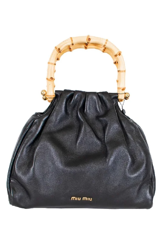 Luxury Designer Women's Handle Bags in Patent Leather for High - End Events[WB3385] Miu Miu | Top Handle Bag