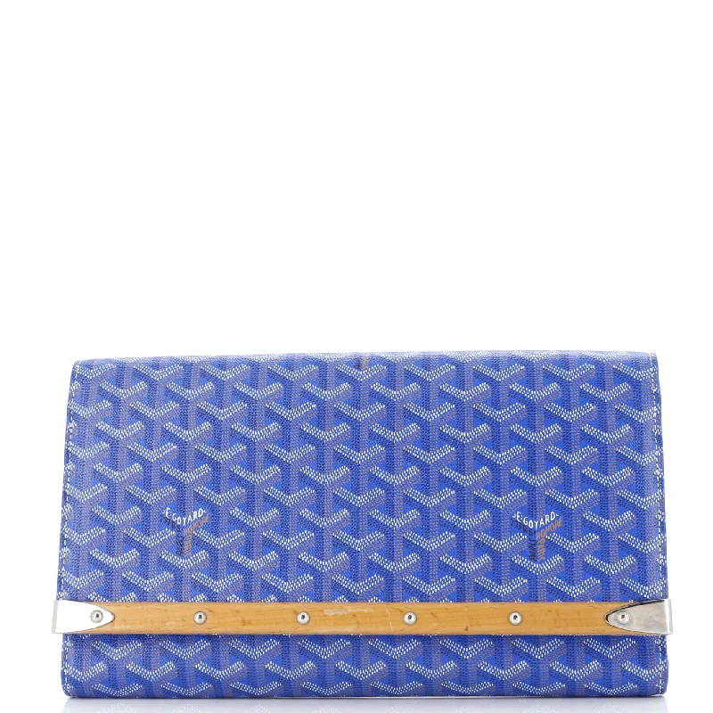 Geometric - Patterned PVC Evening Bag in Multicolor for Trendy Nights OutMonte Carlo Clutch Coated Canvas MM