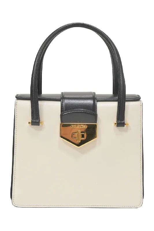 Abstract - Printed Women's Handle Bags in Yellow and Orange for a Bold and Trendy Accessory[WB6865] Prada | Top Handle Bag