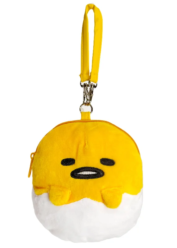 Women's Embroidered Silk Evening Bag in Navy for WeddingsSanrio Gudetama Die Cut Mini Plush Pouch