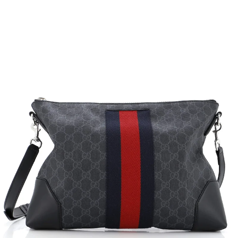 Geometric - Printed PVC Crossbody Bag in Multicolor for Trendy Street StyleWeb Zip Flat Messenger GG Coated Canvas Medium