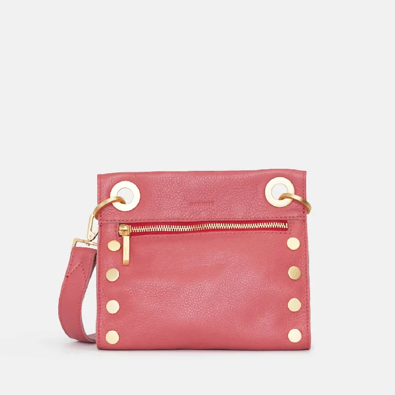 Women's Mini Crossbody Bag in Pink Velvet with Rhinestone Accents for Girls' Nights OutWomen's Tony Small Crossbody Bag In Rouge Pink