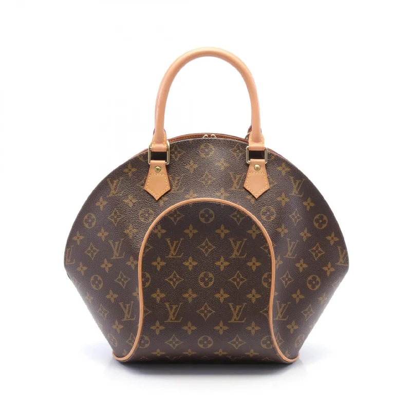 Magnetic Closure Women's Satchels in Grey for Easy AccessLouis Vuitton Ellipse MM Handbag Monogram Brown