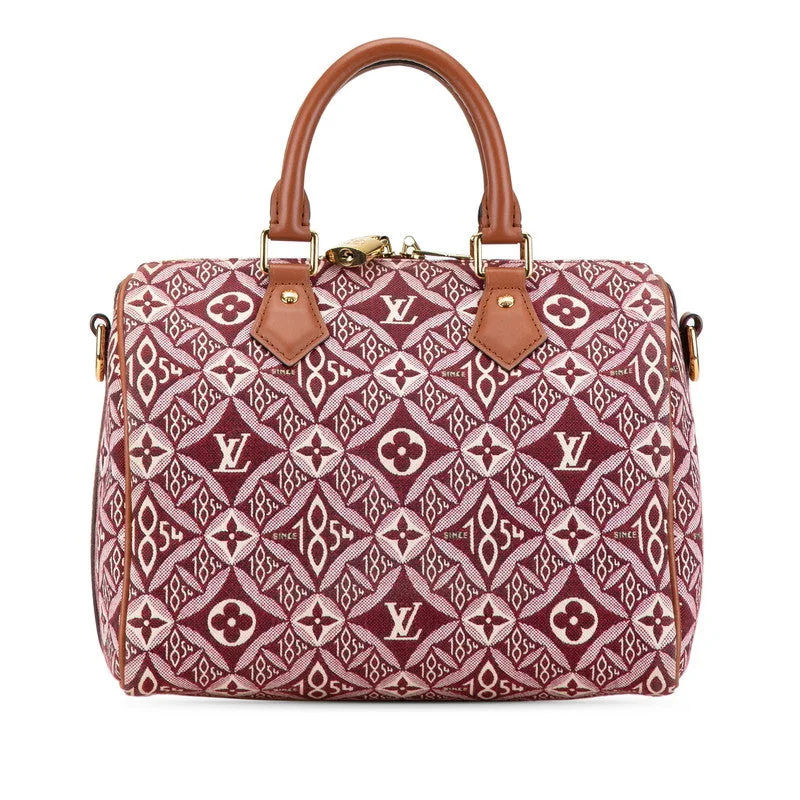 Quilted Design Women's Satchels in Pink for a Feminine and Stylish LookLouis Vuitton Monogram Jacquard Speedy Bandouliere 25 Bag